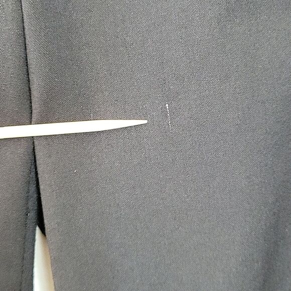 H&M Women's Modern Classic Black Wide Leg Dress Pants size 8 Creased Pockets - Picture 8 of 11